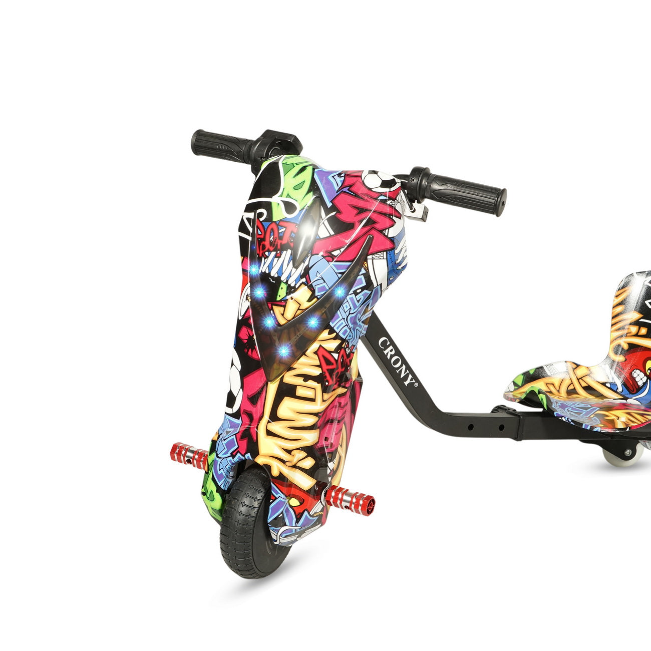 CRONY JL009-8-02 6.5 inch V-type drift Car  Drift Scooter Small for kids eBike, Top Speed 20kmh, 10km Range, 180W