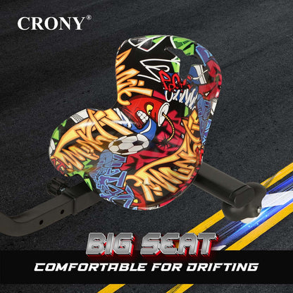 CRONY JL009-8-02 6.5 inch V-type drift Car  Drift Scooter Small for kids eBike, Top Speed 20kmh, 10km Range, 180W