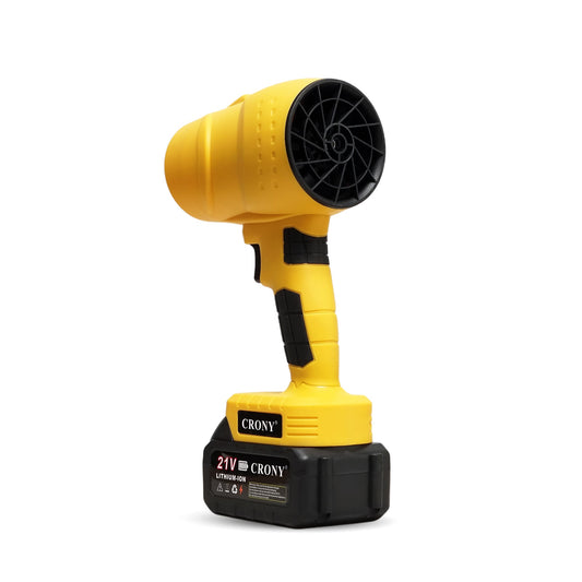 CRONY MD-1018 Force blower Jet Dry Blower 21V Lithium Battery Stepless Speed Control Cordless Handheld Air Blower Turbo Fan Rechargeable Portable Electric Air Duster