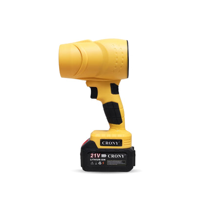 CRONY MD-1018 Force blower Jet Dry Blower 21V Lithium Battery Stepless Speed Control Cordless Handheld Air Blower Turbo Fan Rechargeable Portable Electric Air Duster