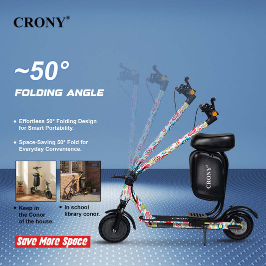 سكوتر كهربائي CRONY XM M365 بقوة 350 واط وسرعة 45 كم/ساعة سكوتر حضري قابل للطي للتنقل