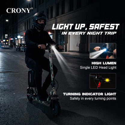 سكوتر كهربائي CRONY XM M365 بقوة 350 واط وسرعة 45 كم/ساعة سكوتر حضري قابل للطي للتنقل