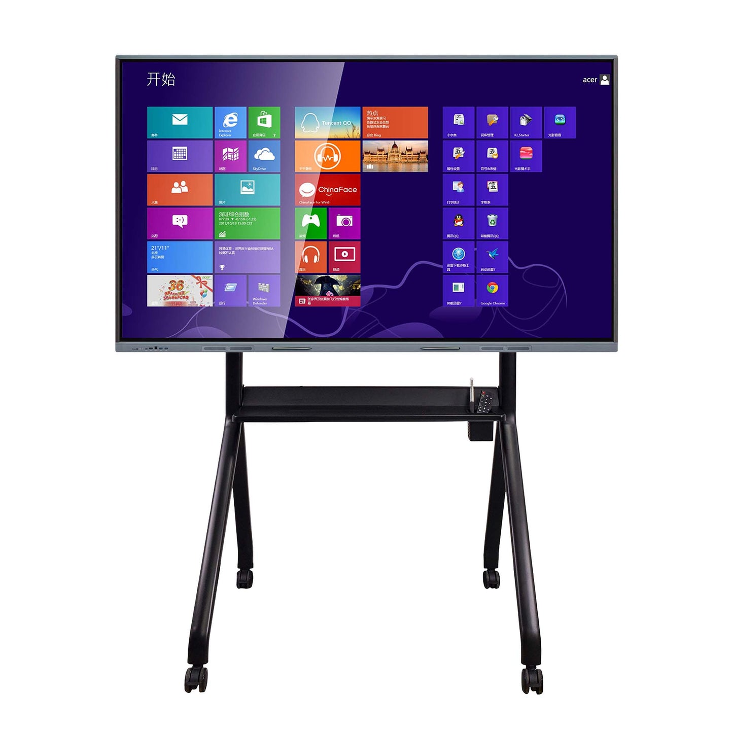 CRONY TX98-1 98 Inch Interactive Whiteboard Smart Board 4K Touch Screen Advertising display