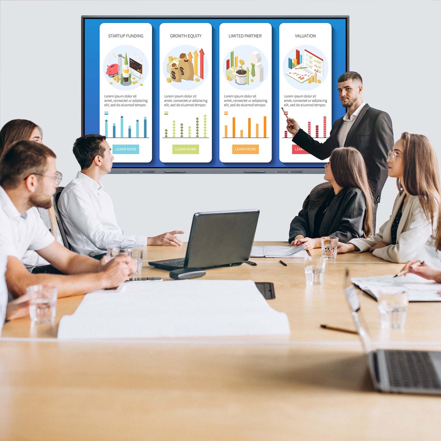 CRONY TX98-1 98 Inch Interactive Whiteboard Smart Board 4K Touch Screen Advertising display