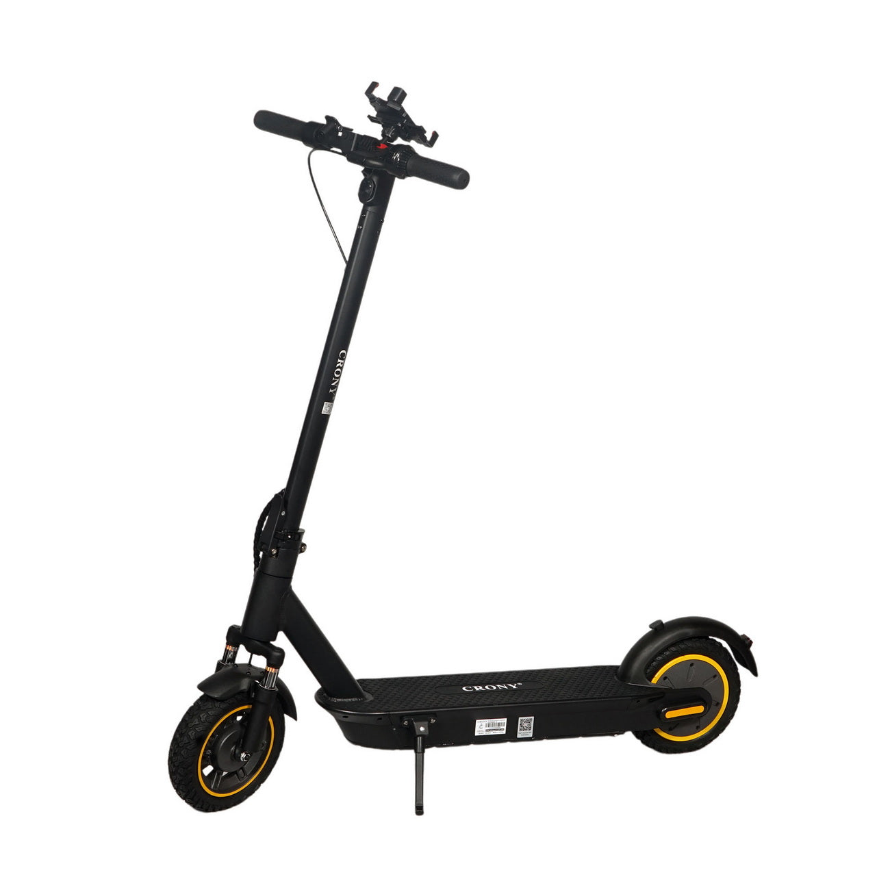 CRONY XM MAX With Antivibrator E-Scooter APP Aluminium Alloy Folded | Dark grey