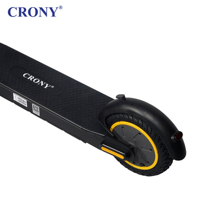 CRONY XM MAX With Antivibrator E-Scooter APP Aluminium Alloy Folded | Dark grey