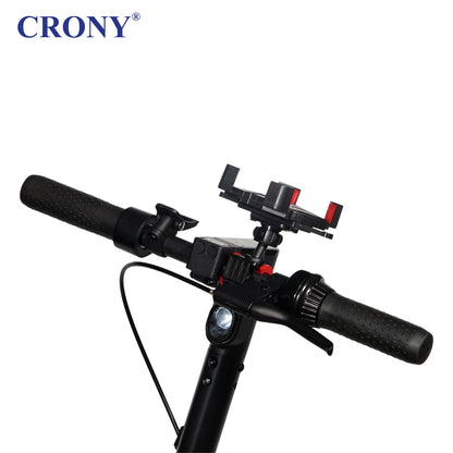 CRONY XM MAX With Antivibrator E-Scooter APP Aluminium Alloy Folded | Dark grey