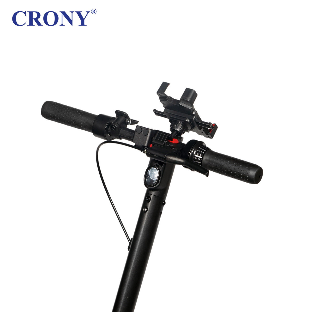 CRONY XM MAX With Antivibrator E-Scooter APP Aluminium Alloy Folded | Dark grey