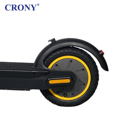 CRONY XM MAX With Antivibrator E-Scooter APP Aluminium Alloy Folded | Dark grey