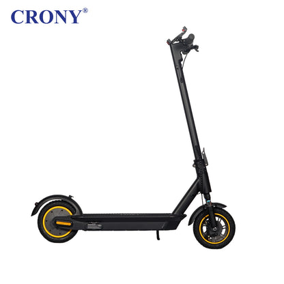 CRONY XM MAX With Antivibrator E-Scooter APP Aluminium Alloy Folded | Dark grey