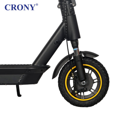 CRONY XM MAX With Antivibrator E-Scooter APP Aluminium Alloy Folded | Dark grey