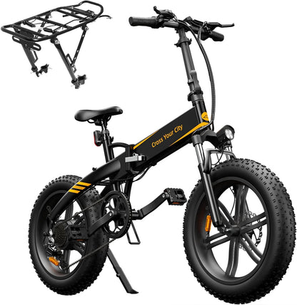 CRONY A20F Endurance ADO Bike Electric bicycles ADO E-bike Electric Folding Bicycle Electric range 70km - Edragonmall.com