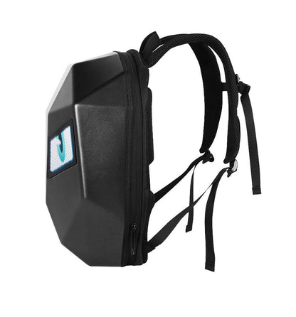 CRONY Iron Man LED Display Backpack Upgrade Iron Man LED Backpack Screen Knight Motorcycle Backpack Cool Travel Bag Scooter Bag