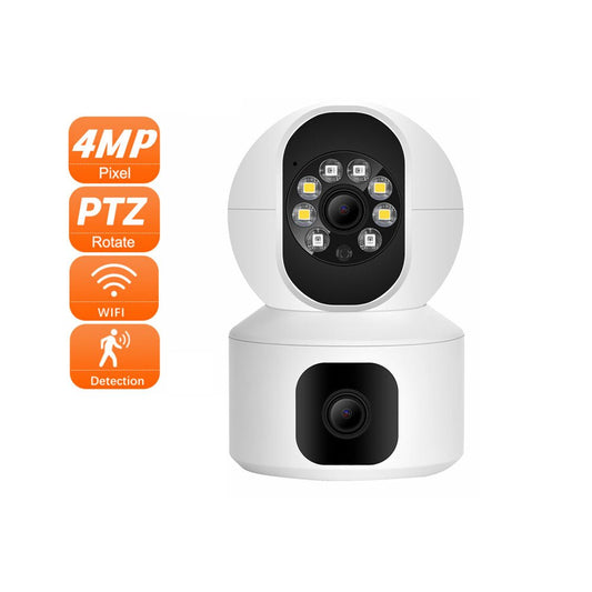 CRONY NIP-32 iCsee APP 4MP double-screen IP Camera Dual Lens WiFi Camera Dual Screen Baby Monitor Auto Tracking Ai Human Detection IP Security Cameras