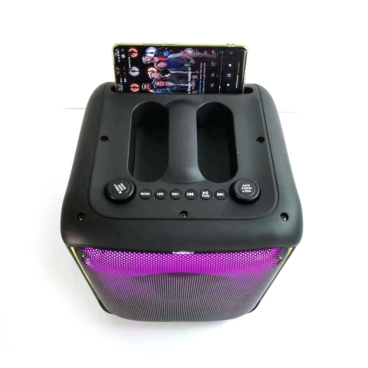 CRONY RX-8183C CR-8183C Speaker BT Speaker 8 Inch Small Subwoofer Speaker With Adapter