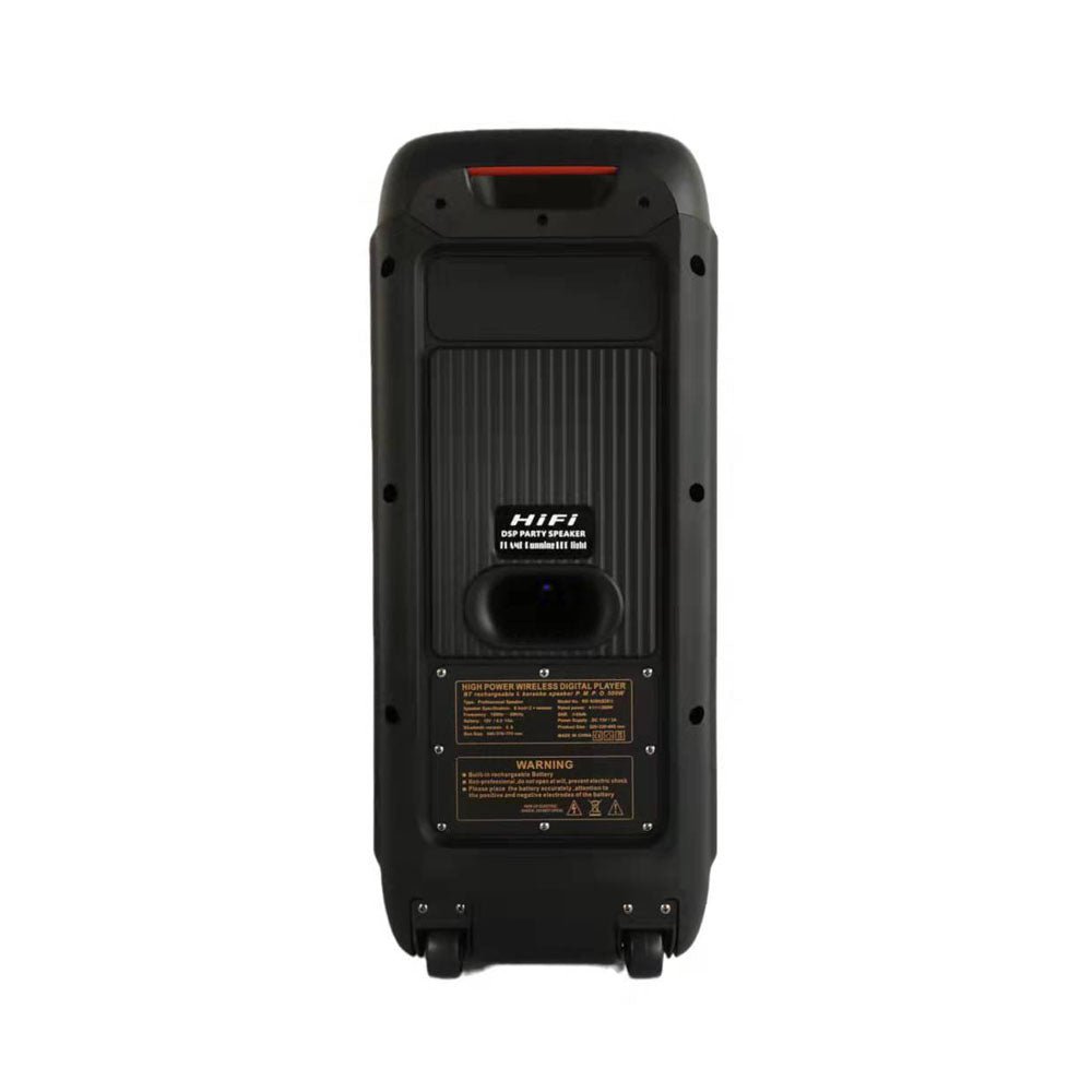 CRONY RX-8280 CR-8280 Speaker 8 inch portable speaker trolley and battery Big power dj bass speakers active professional outdoor Speaker