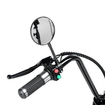 CRONY Small Harley two seat big tires with BT 1000w 60KM/H high power two wheels adult electric scooter motorcycle | USA Flag - Edragonmall.com