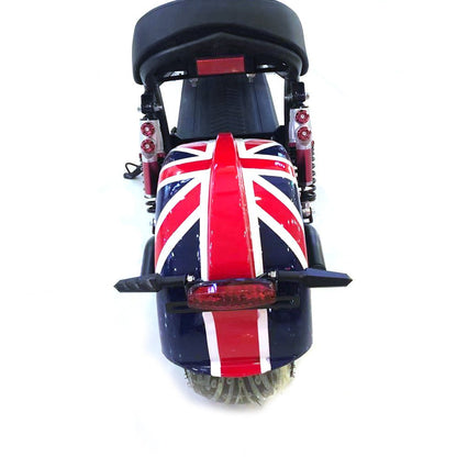 CRONY X1 Harley Electrocar car With BT Speaker 65KM/H Electrocar car Citycoco Fat Tire Electric motorcycle | Flag - Edragonmall.com
