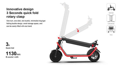 CRONY X11 Max 45KM/H+Max 50 KM+APP Folding E-Scooter electric scooter motorcycle 36V 13AH 450W - Edragonmall.com