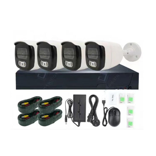 CRONY Full Color-4CH 4K DVR KIT 4ch Full HD Outdoor Waterproof Camera DVR Kit Combo Cctv Camera Kit