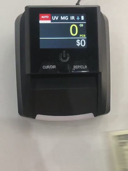 CRONY Banknote Verifiers CN-136 Automatic Money Detector  TFT Display Auto Fake Note Money Detector Portable Counterfeit Bill detector Money Counter