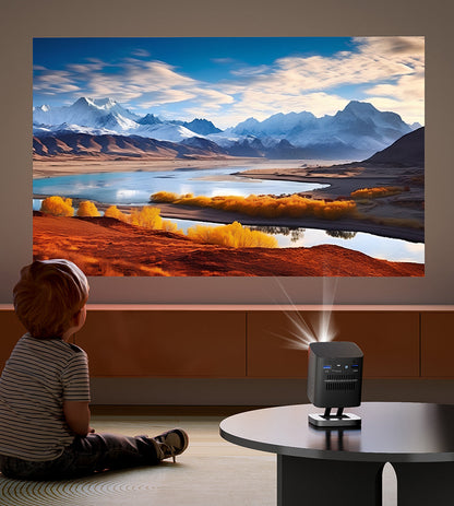 CRONY C1000 3D upright Projector with BT speaker 1080p Wifi Smart Led Dlp Video Projector With Battery