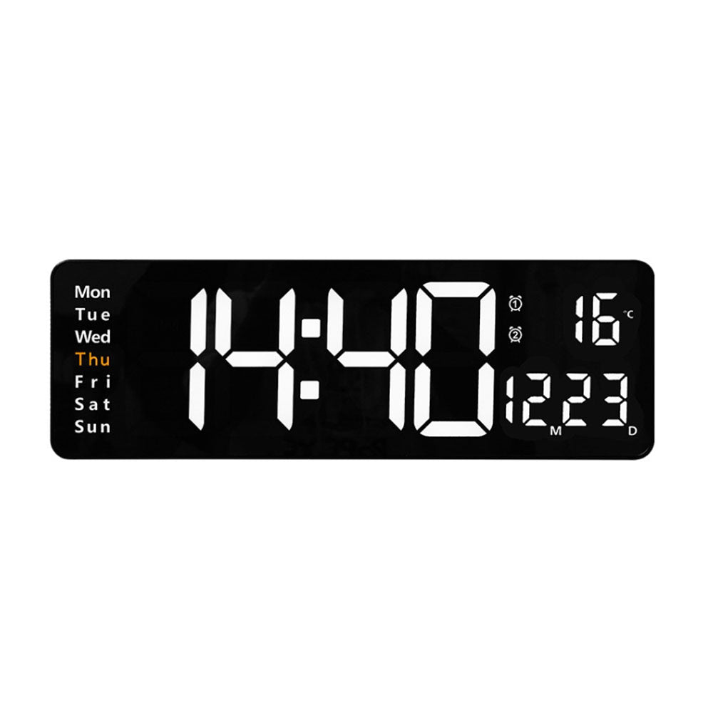 CRONY 6626 Electronic Clock Living Room Wall-Mounted Large Screen Display LED Digital Clock - Edragonmall.com