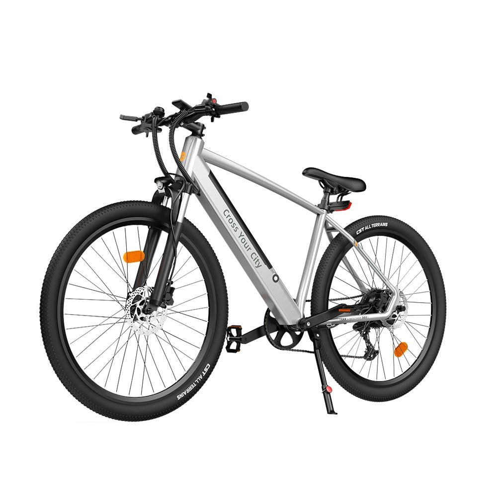 CRONY DECE300 LITE Endurance Max 80KM ADO Bike Elektrinis dviratis ADO D30C 27.5″ silver - Edragonmall.com