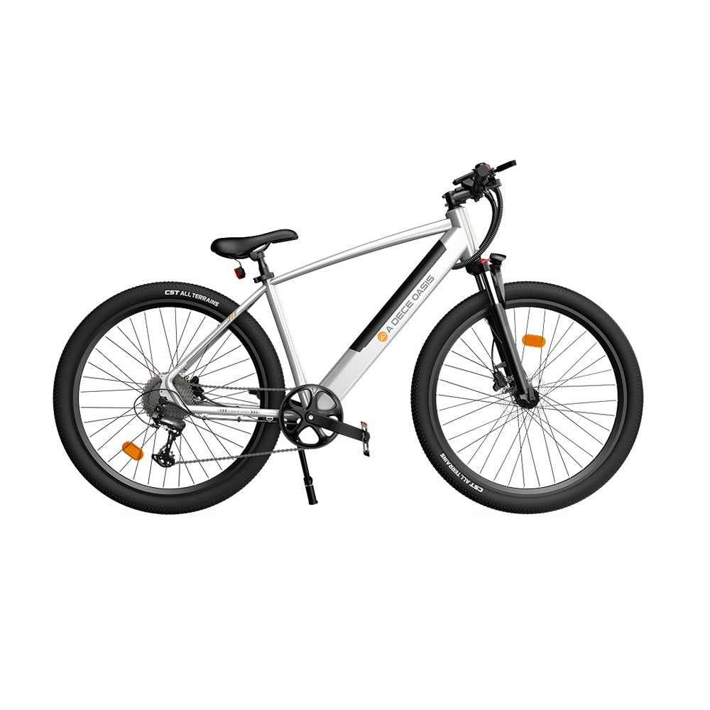 CRONY DECE300 LITE Endurance Max 80KM ADO Bike Elektrinis dviratis ADO D30C 27.5″ silver - Edragonmall.com