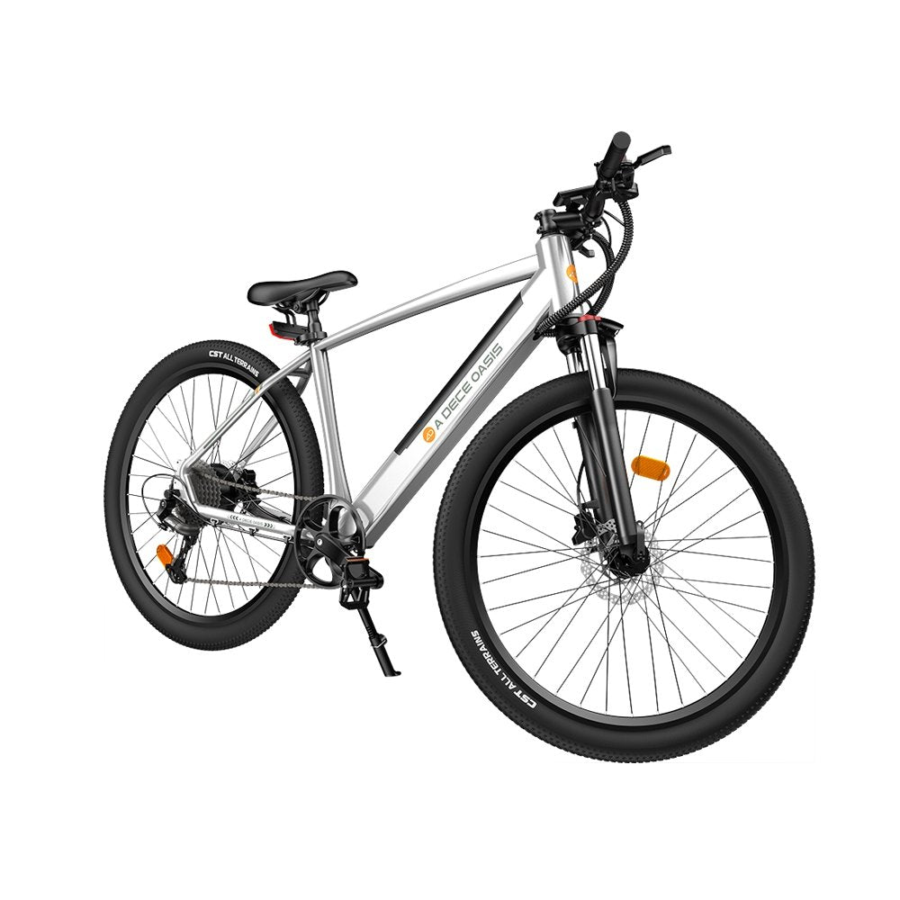 CRONY DECE300 LITE Endurance Max 80KM ADO Bike Elektrinis dviratis ADO D30C 27.5″ silver - Edragonmall.com