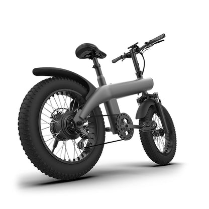 CRONY Q3 Off-road fat tire 48V/750W aluminum alloy E-bike 20 inch fat tire off road bicy Scootercle electric bike Scooter - Edragonmall.com