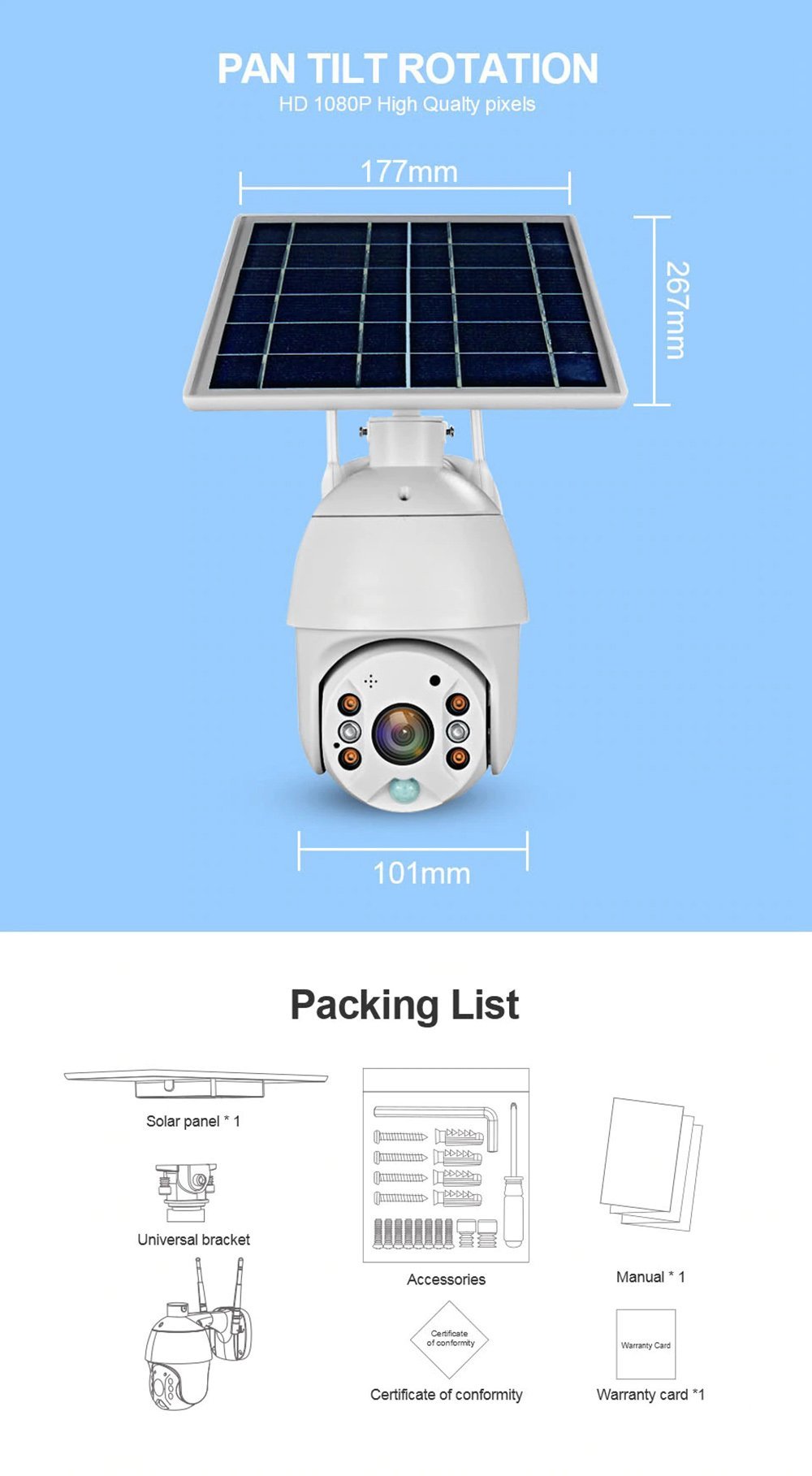 CRONY RBX-S10 Low power 4G solar camera 5mp 1080P HD Solar Panel Outdoor Surveillance Waterproof CCTV Camera Smart Home Two-way Voice Intrusion Alarm - Edragonmall.com