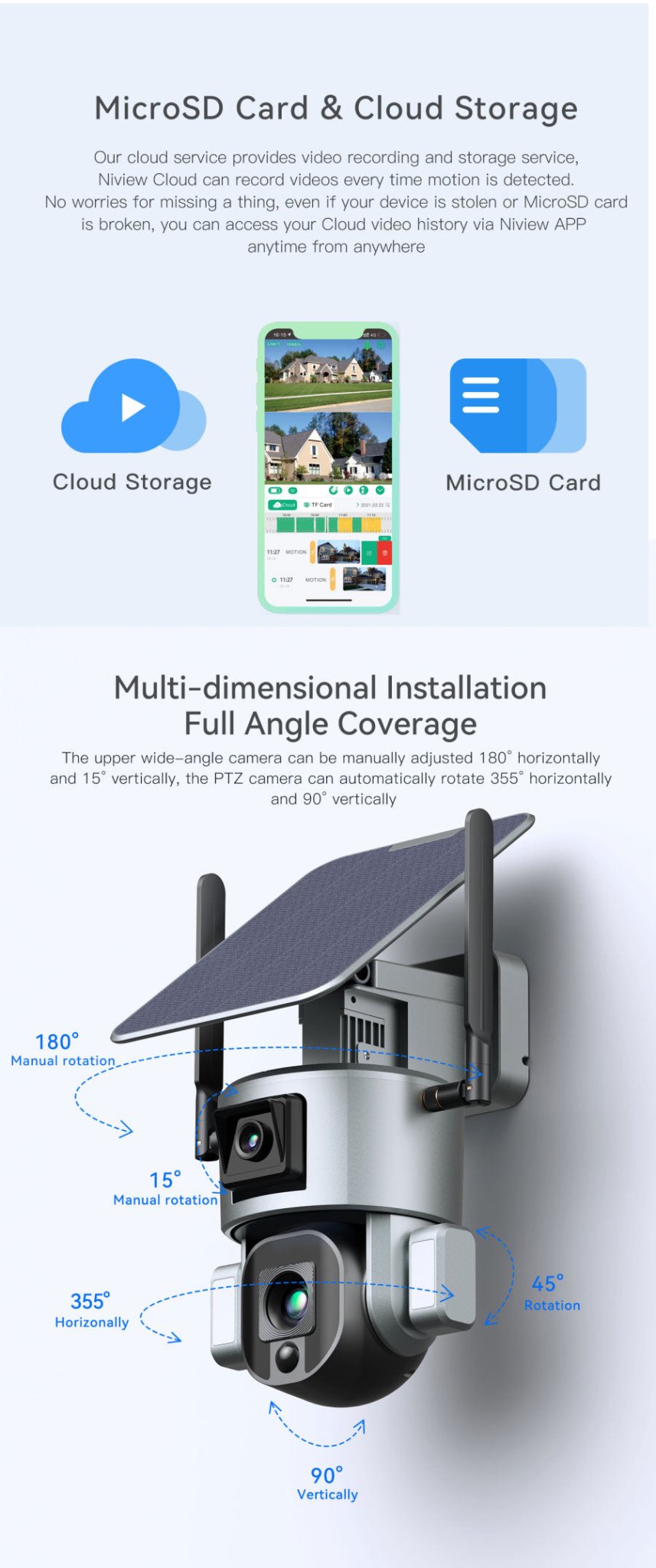 CRONY S5 4G-4K-8MP-10X Solar Dual Linkage Battery PTZ Camera 8MP Wireless CCTV Camera Outdoor IP66 Waterproof Solar Dual Camera - Edragonmall.com