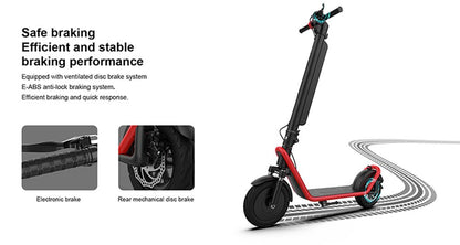 CRONY X11 Max 45KM/H+Max 50 KM+APP Folding E-Scooter electric scooter motorcycle 36V 13AH 450W - Edragonmall.com