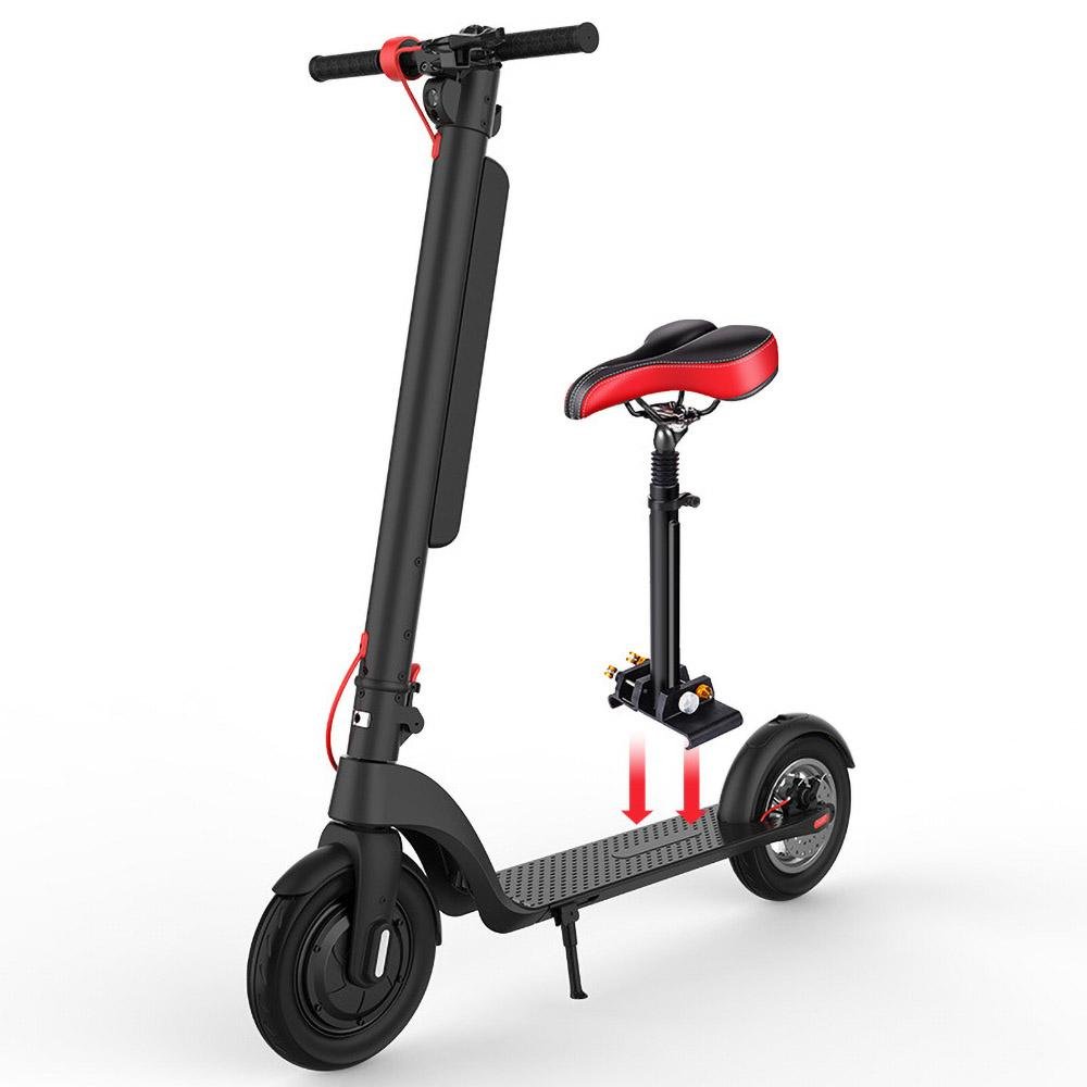 CRONY X8 Electric Kick Scooter Max speed 38KM Replaceable dual battery capacity Foldable10 inch - Edragonmall.com