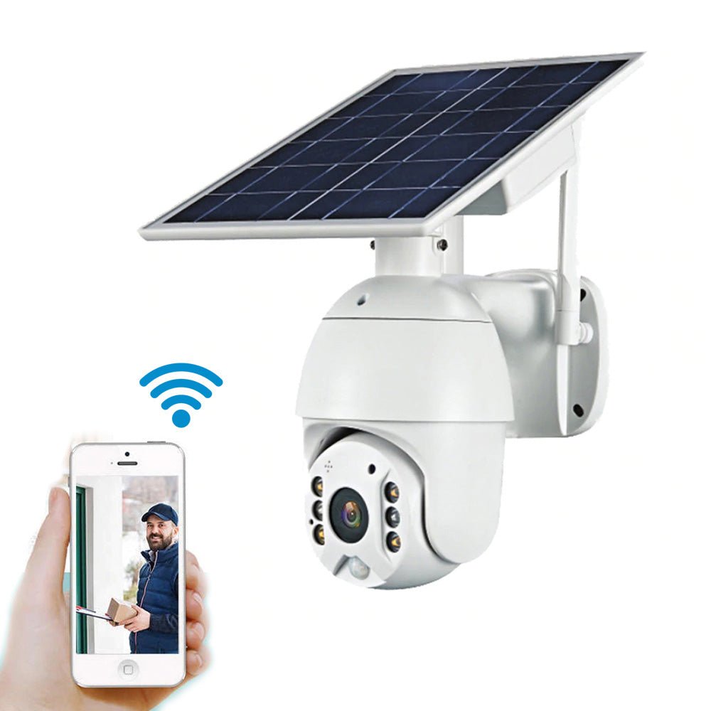 RBX-S10 Low power WIFI solar camera 1080P HD Solar Panel Outdoor Surveillance Waterproof CCTV Camera Smart Home Two-way Voice Intrusion Alarm - Edragonmall.com